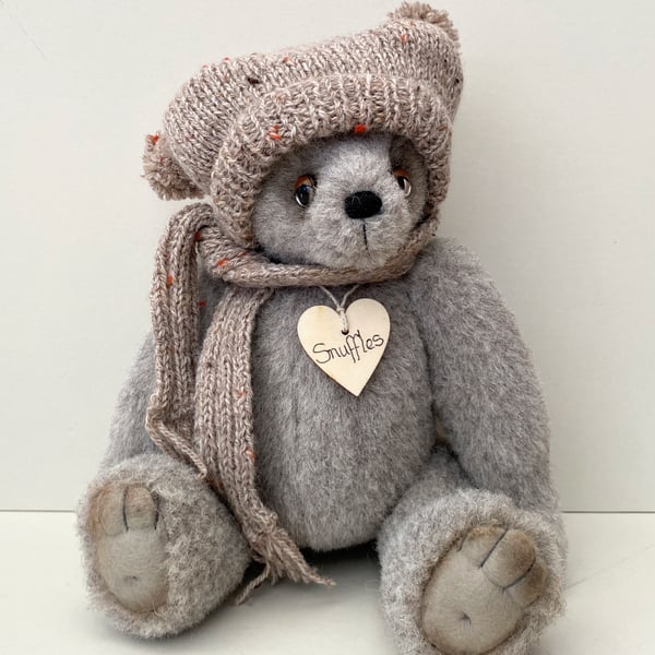 Teddy bears collectors artist bear, dressed bear by Bearlescent 