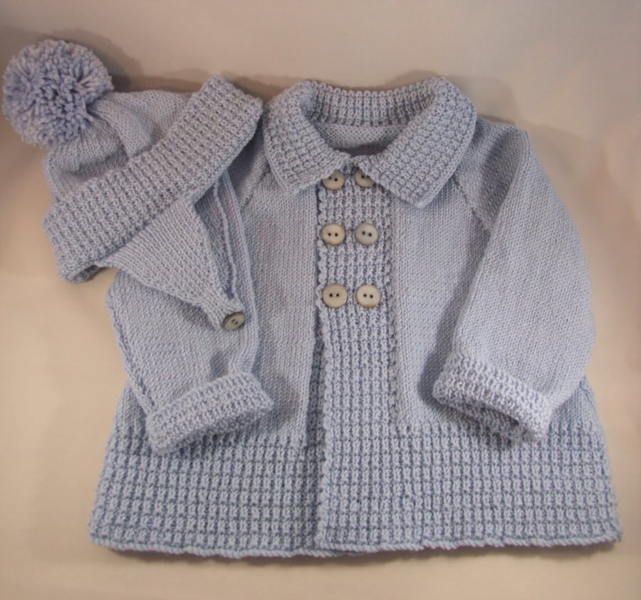 Heirloom quality coat and hat set