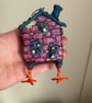 Spun Cotton Baba Yaga Hut Purple - Image 6