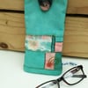 Glasses Case, Handmade Fabric Spectacle Pouch