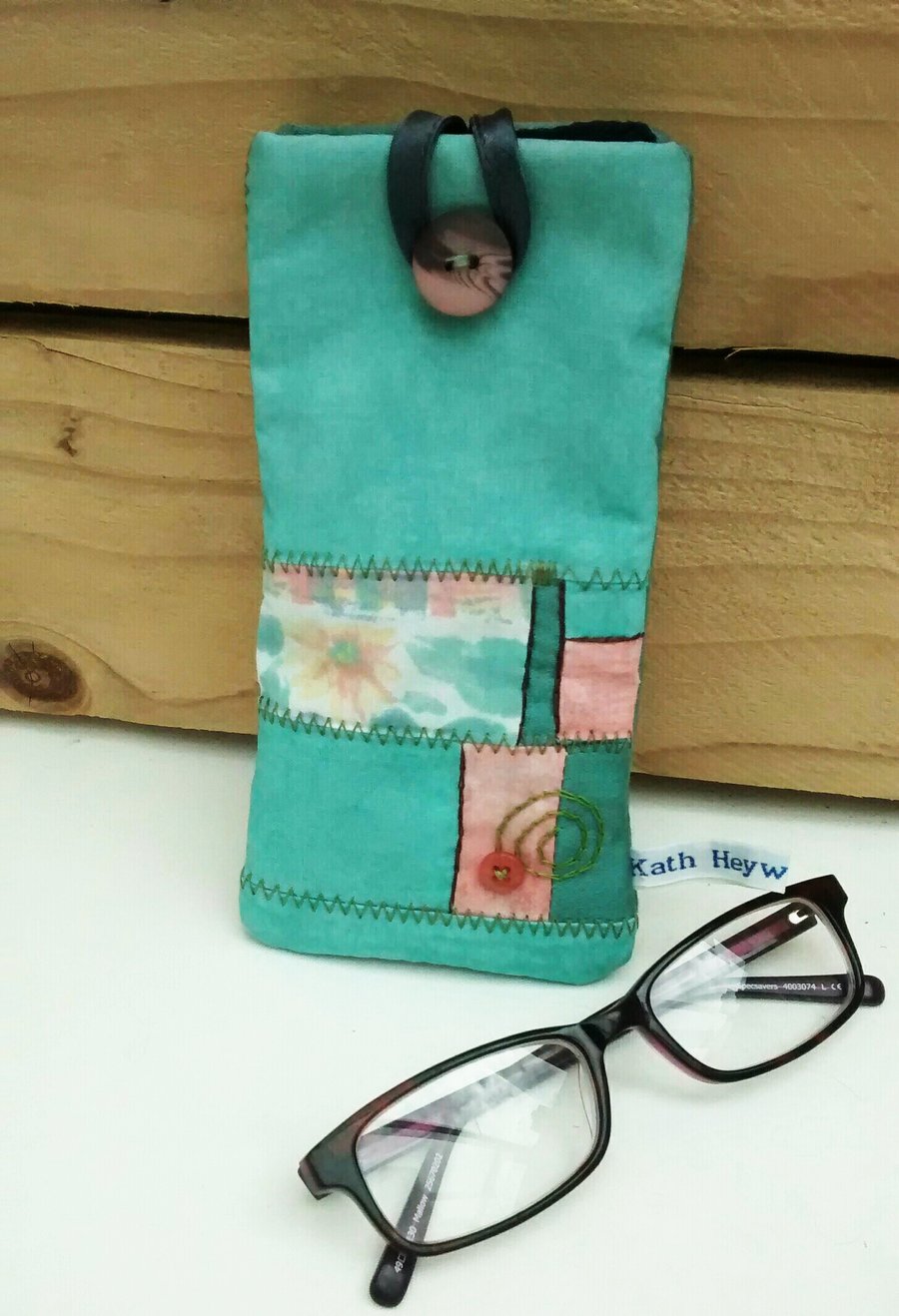 Glasses Case, Handmade Fabric Spectacle Pouch