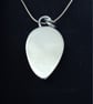 Sterling silver and lapis tear pendant - Image 4