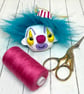 Spun Cotton Clown Hanger in Blue - Image 6