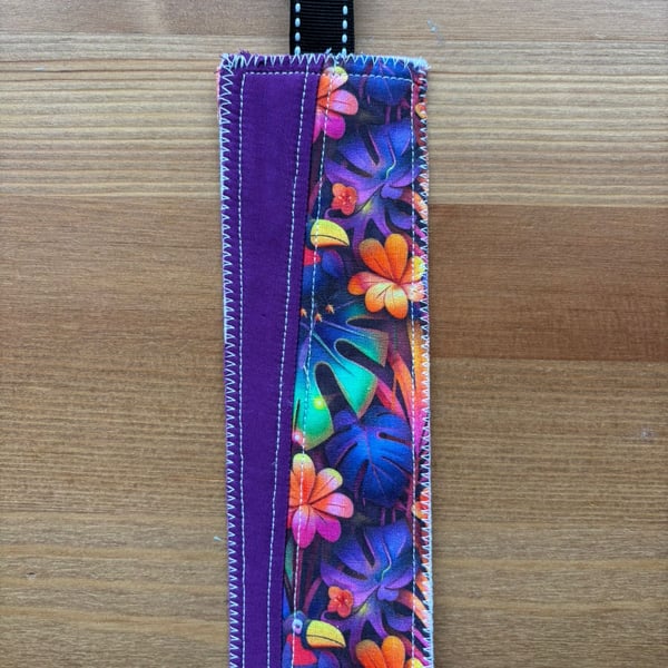 Patchwork Purple bookmark