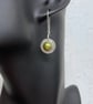 Sterling silver and green pearl earrings - Image 9