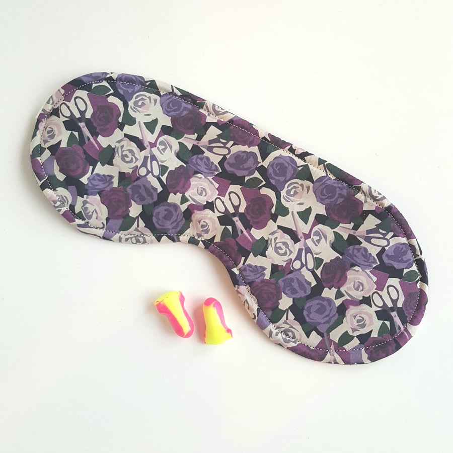 Liberty Sleep Mask, Adjustable, made with all natural fabrics - Free P&P