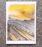 Evening Light. Blank Card. Handpainted Countryside Origial Painting - Image 5
