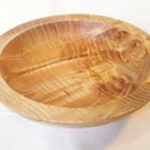 Rippled brown Ash food or decorative Bowl