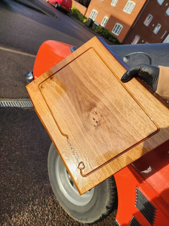 Beautiful Elm chopping board 