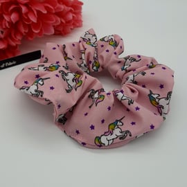 Pink unicorn hair scrunchie,  3 for 2 offer.