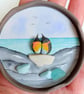 Handmade Sea Glass Penguin Fridge Magnet, Meaningful Coastal Keepsake Gift - Image 4