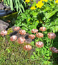 Handcrafted Copper Poppies, Set of 3 - Image 1