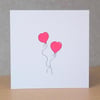 Valentine's Card Heart Balloons