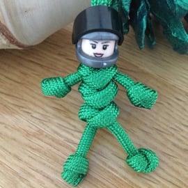 Female Paracord Biker Buddy Keyring