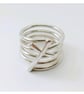 Multi band cross ring sterling silver - Image 6