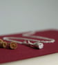 Poppy Necklace, Sterling Silver Cast Poppy Seed Pod, Flower Jewellery - Image 2