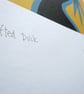 A4 British Bird Print - Tufted Duck - Image 2