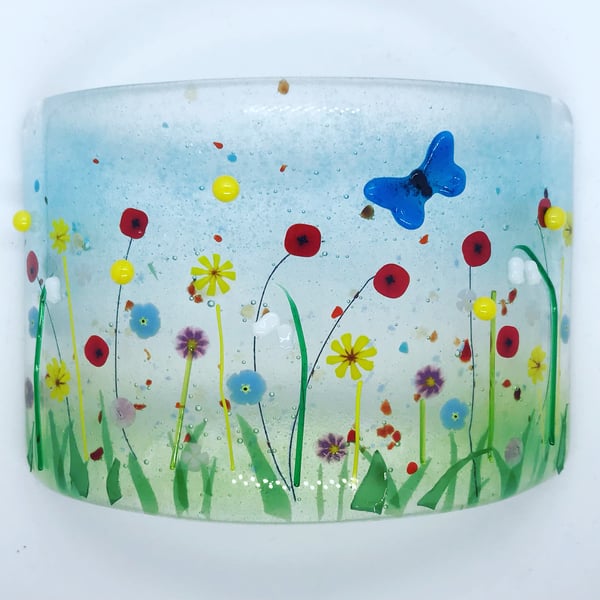 Fused Glass Flower Curve