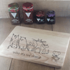 Who ate the Cheese! - Laser Engraved Wooden Cheese or Chopping Board