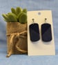 Deep Geometric Textured Earrings - Image 3