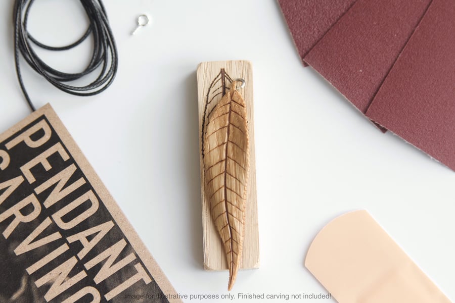 Willow Leaf Pendant Carving Kit