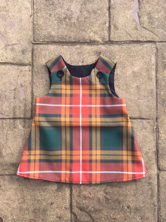 Buchanan Ancient Tartan Pinafore Dress