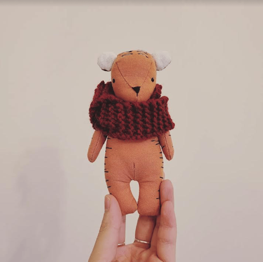 Lunar New Year, Tiger, Soft Sculpture