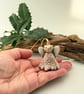 Small Ceramic Fairy Decoration - Purple - Image 3