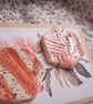 ceramic earrings handmade- reduced- one of a kind no c2 - Image 3