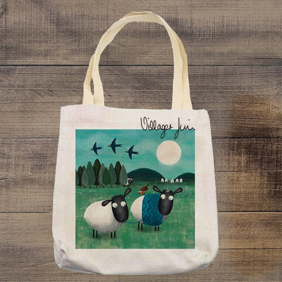 Bobbin and the Woolley Jumpers - Sheep Tote Bag