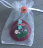 Hand Embroidered Dragonfly Brooch - Image 5