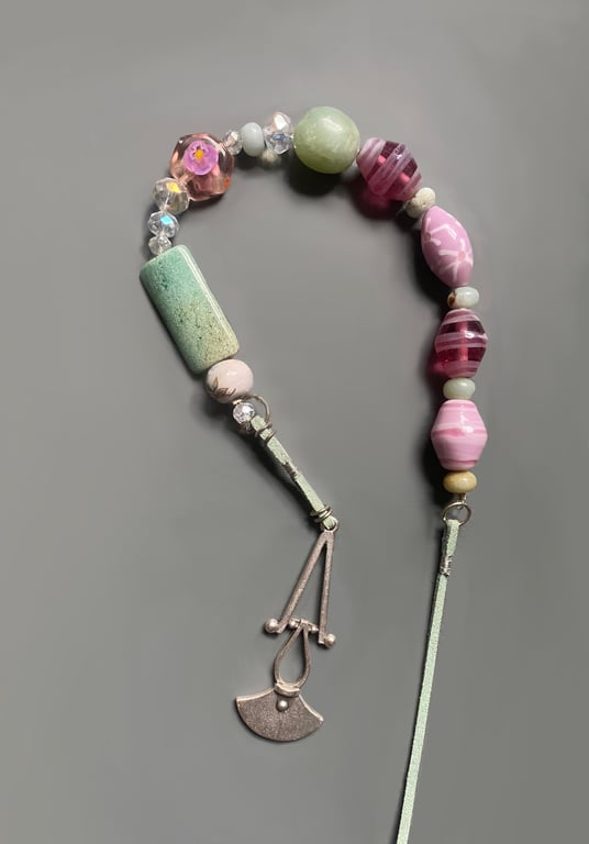 Suncatcher - spring greens and blossom