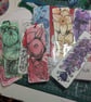 Original watercolour and ink bookmarks - Image 5