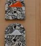 Cute Little Black White Tattoo Coin Purse Credit Card Car Key or Talisman EarPod - Image 2