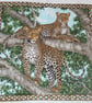 On Safari Leopards in a tree cushion - Image 2