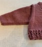 Baby cardigan with patterned border - Image 2