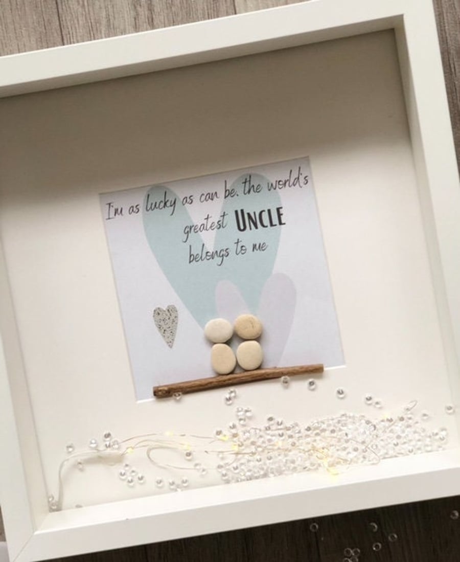 Uncle Gift,Birthday Gift for Uncle, Personalised Gift Uncle, Uncle Framed Gift