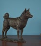 Standing Shiba Inu Animal Statue Small Bronze Resin Sculpture - Image 9