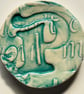 Ceramic Decorative Fridge Magnets, Keepsakes: Alphabet: Letter P - Image 3