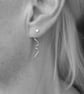 Minimalist silver stud earrings, small stud earrings, silver studs - Image 7