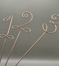 wire number for cakes or table displays in a choice of colours