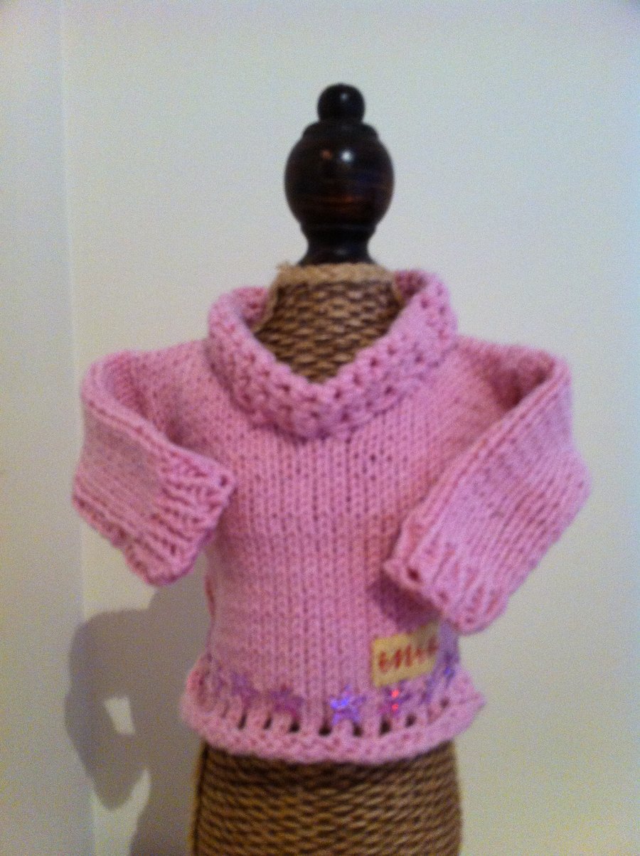 Reserved for Alison - Doll's jumper