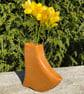 Handcrafted Beech Wood Sculptural Vase - Image 3