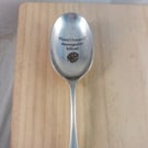 Upcycled Silver Plated Engraved Plant Stake (SPS032602)