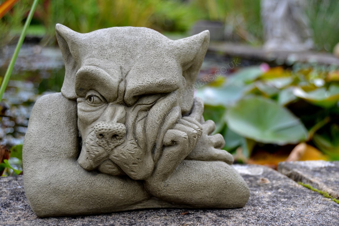 Bert the Gargoyle Stone Garden Ornament 
