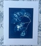 Seed Pods captured in Cyanotype, Gift for gardner, Original wall art. - Image 7