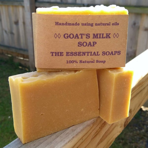 Goats Milk Soap, Eczema Soap, Natural, Unscented Soap, Sensitive Skin, Travel