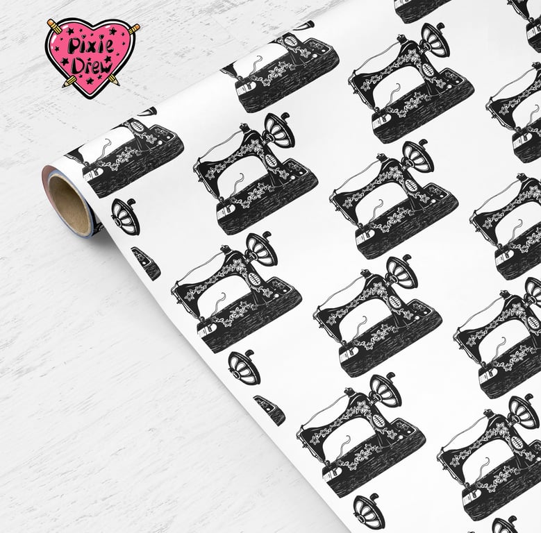 Sewing Machine Gift wrap