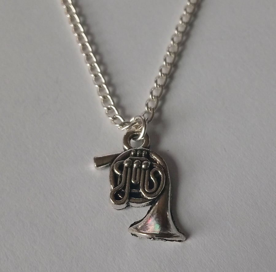 French Horn Music Musician Music Lover Necklace