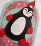 Jumping Penguin Christmas Card  - Image 7